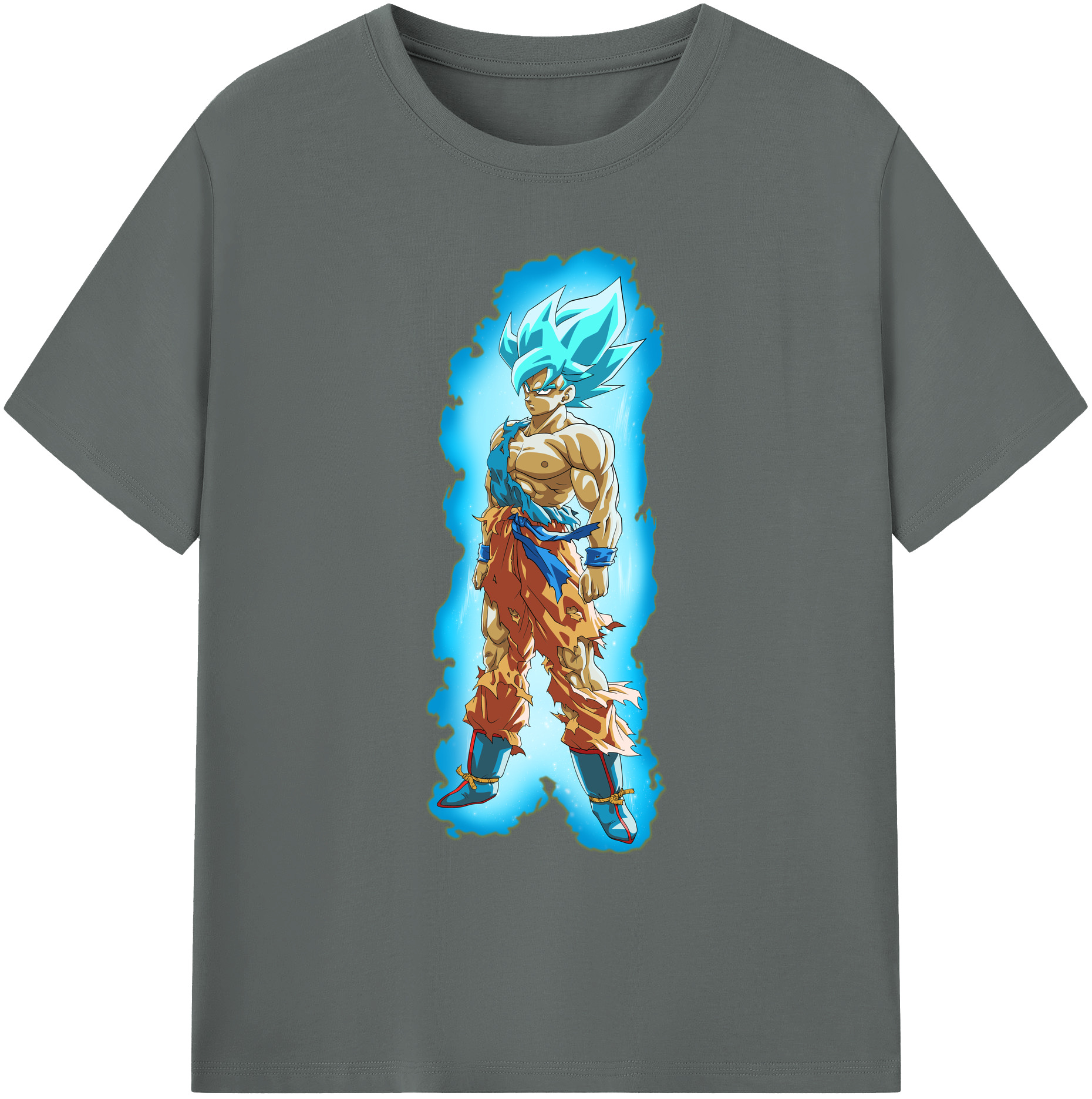 （画像用） ドラゴンボール 孫悟空（そん ごくう）Son Goku カカロット DRAGON BALL Kakarotto 綿100％ メンズ半袖Tシャツ｜肌触りやわらか＆通気性